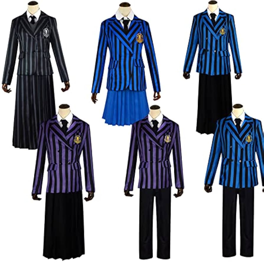 【ハロウィンに！】ウェンズデー制服6点セット！ Amazon.co.jp: [Sheruan] ウェンズデー アダムス コスプレ 制服